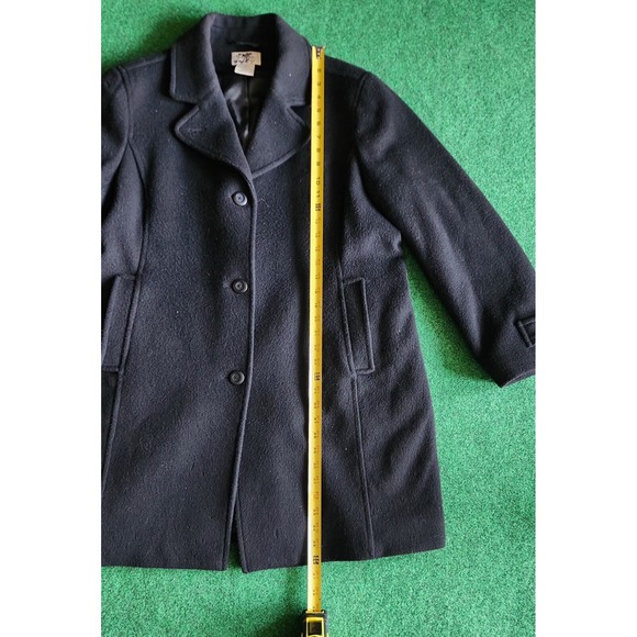 L.L. Bean Classic Lambswool Winter Pea Coat Women Size XL - Picture 8 of 10